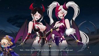 Aura Hentai Kartlarım Çalışıyor, Succubi Ile Üçlü Seksin Kilidini Açıyor.