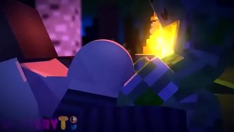 Minecraft Jenny, Azgın Ve Kaygan Bir Hatun Tarafından Parçalanıyor.